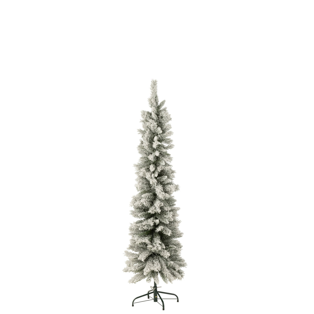 Kerstboom Kunststof Small Model Besneeuwd Groen Small H184cm J-Line