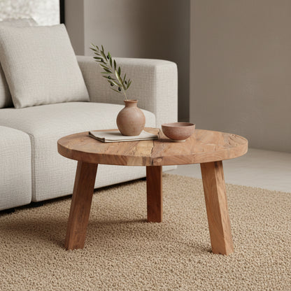 Farmwood Salontafel Rond L Raw Materials