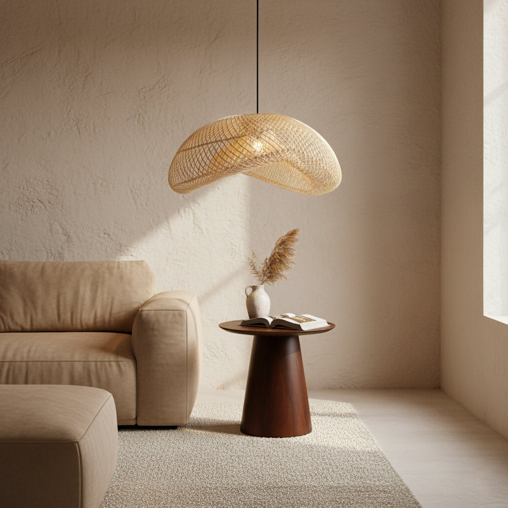 Hanglamp Maze Organic Naturel XL Raw Materials