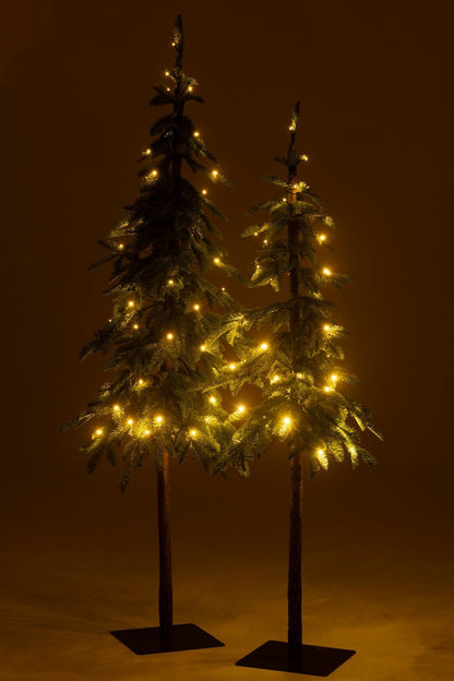 Kerstboom+Led Kunststof Groen Small H145cm J-Line