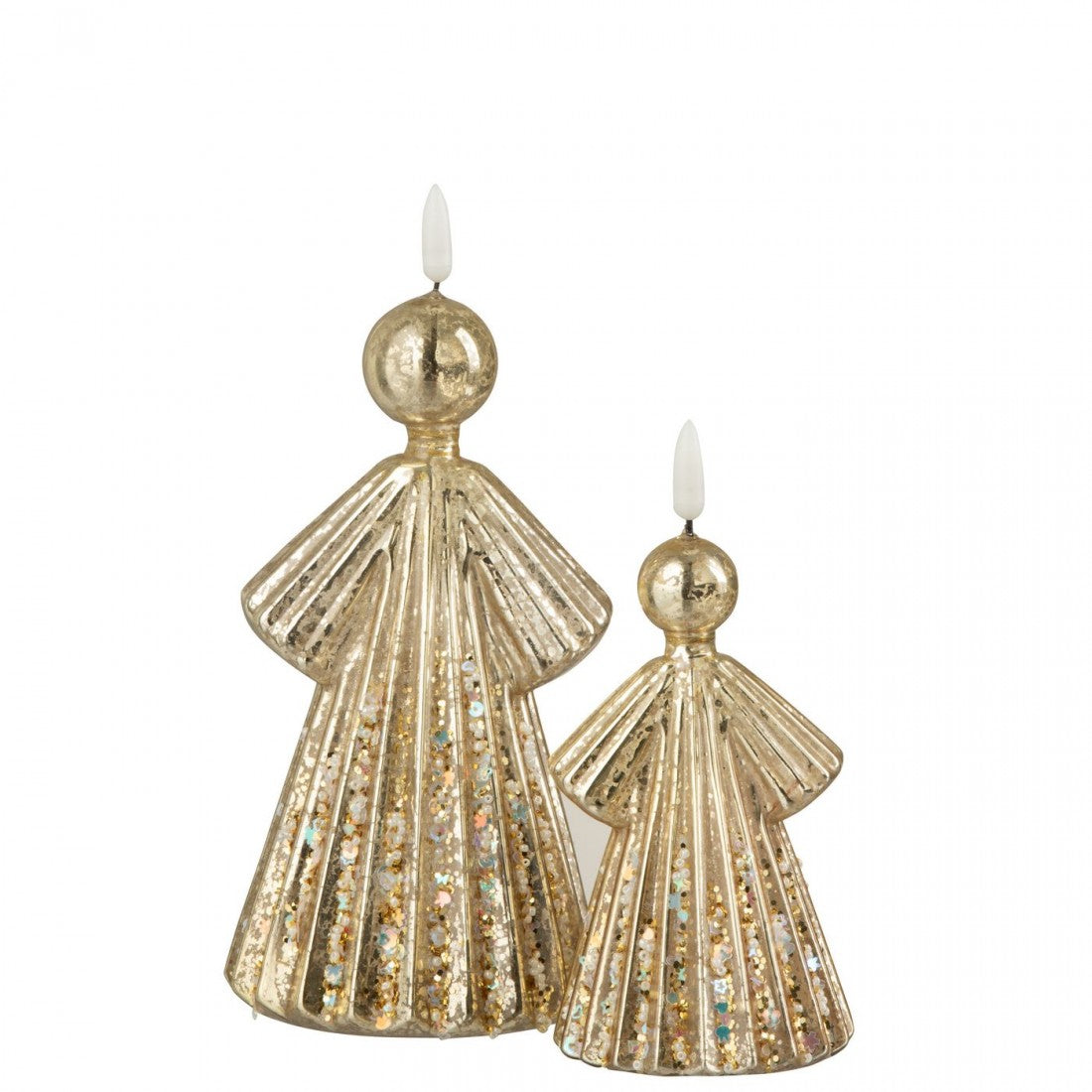 Engel Led Glas Goudkleurig Set van 2 J-Line