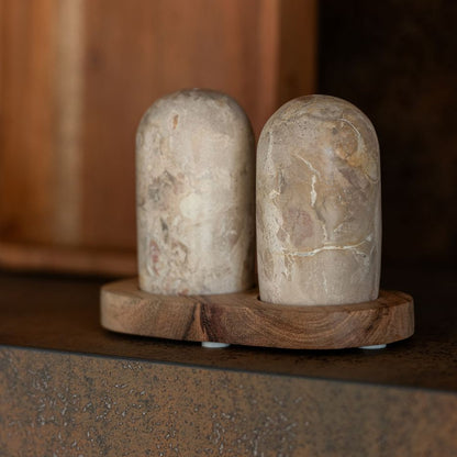 Peper &amp; Zout Marmer Naturel/Beige J-Line