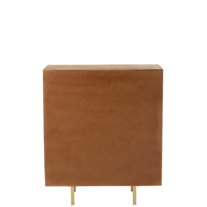 Kast Nino Metaal/Mangohout Naturel/Goud J-Line