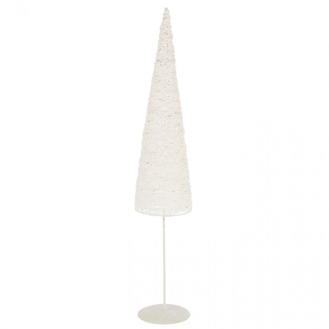 Kerstboom Op Voet Metaal/Papier Wit Set van 2 J-Line