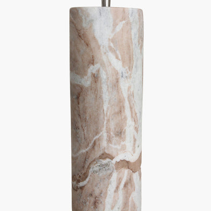 Lampvoet Fantasy Bruin Marmer Rond Raw Materials