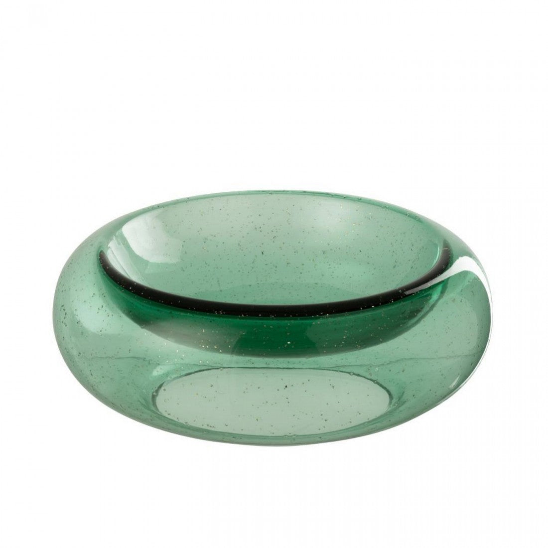 Sierschaal Carol Glas Smaragdgroen Large