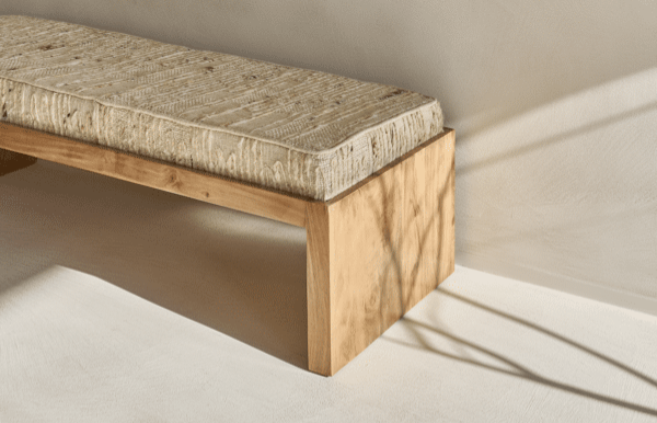 Shiba Bank Acacia Hout 125xW50xH45cm Naturel Pomax