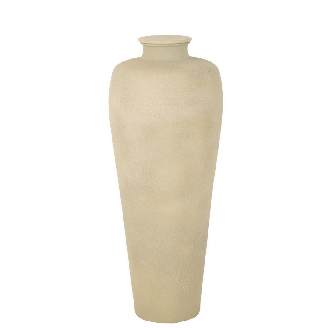 Vloervaas Cilinder Aluminium Ecru Ø41cmxH101cm J-Line