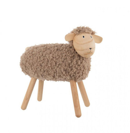 Schaap Decoratief Beukenhout/Kunstbont Naturel/Beige Large J-Line