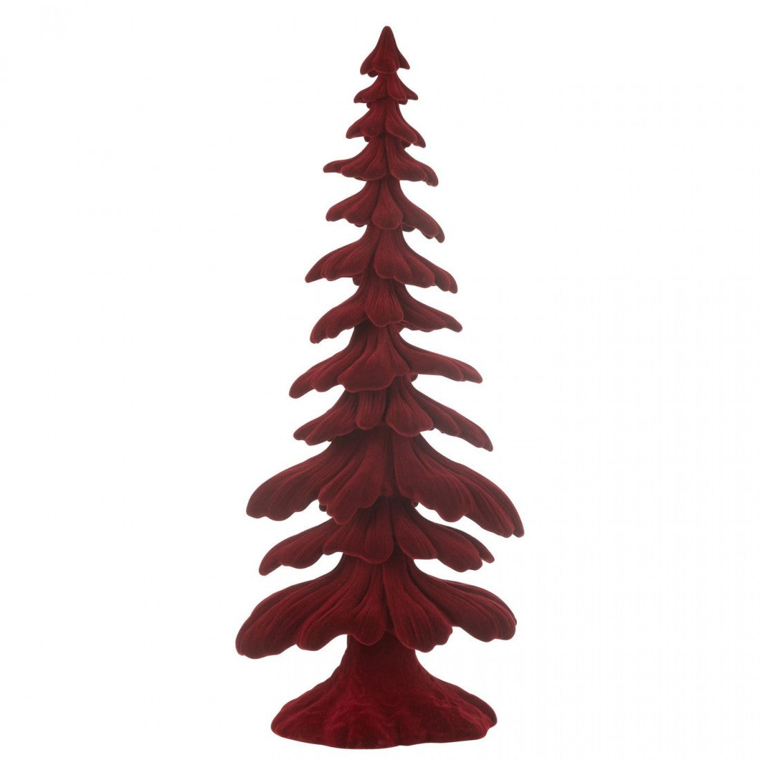 Denneboom Velours Resine Rood Large J-Line