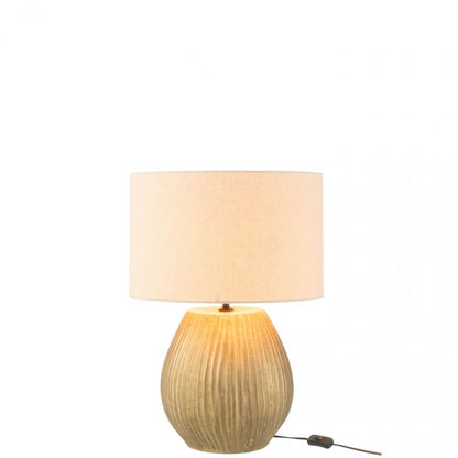 Lamp Nebu Rond Keramiek Goud Small J-Line