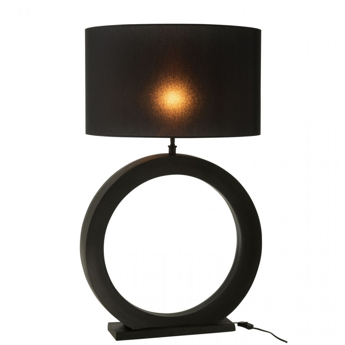 Tafellamp Lamp Rond Aluminium Zwart J-Line