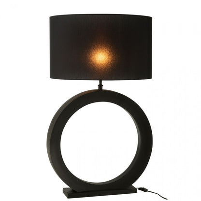 Tafellamp Lamp Rond Aluminium Zwart J-Line