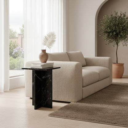 Bijzettafel Shanghai Marmer Zwart Raw Materials