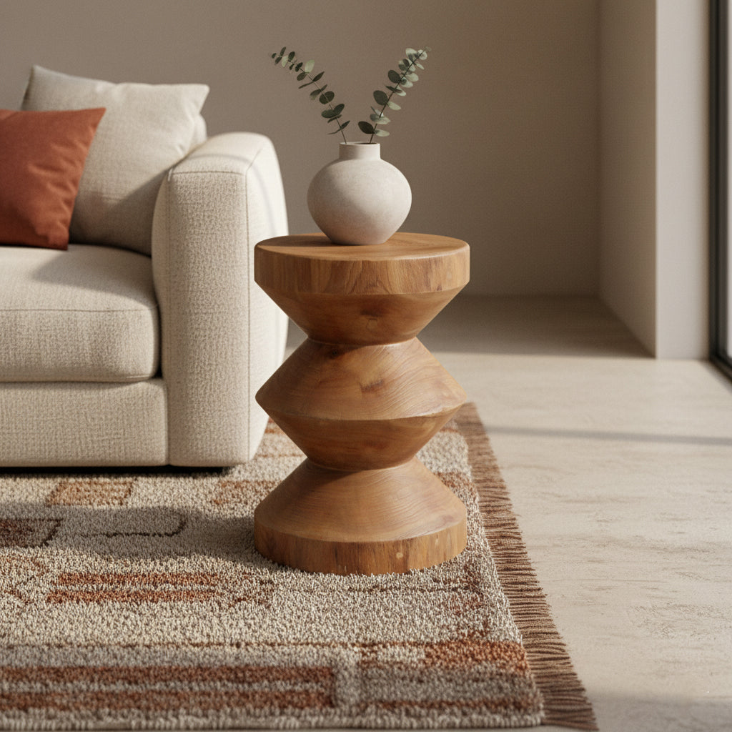 Forma side table Rizo natural Raw Materials
