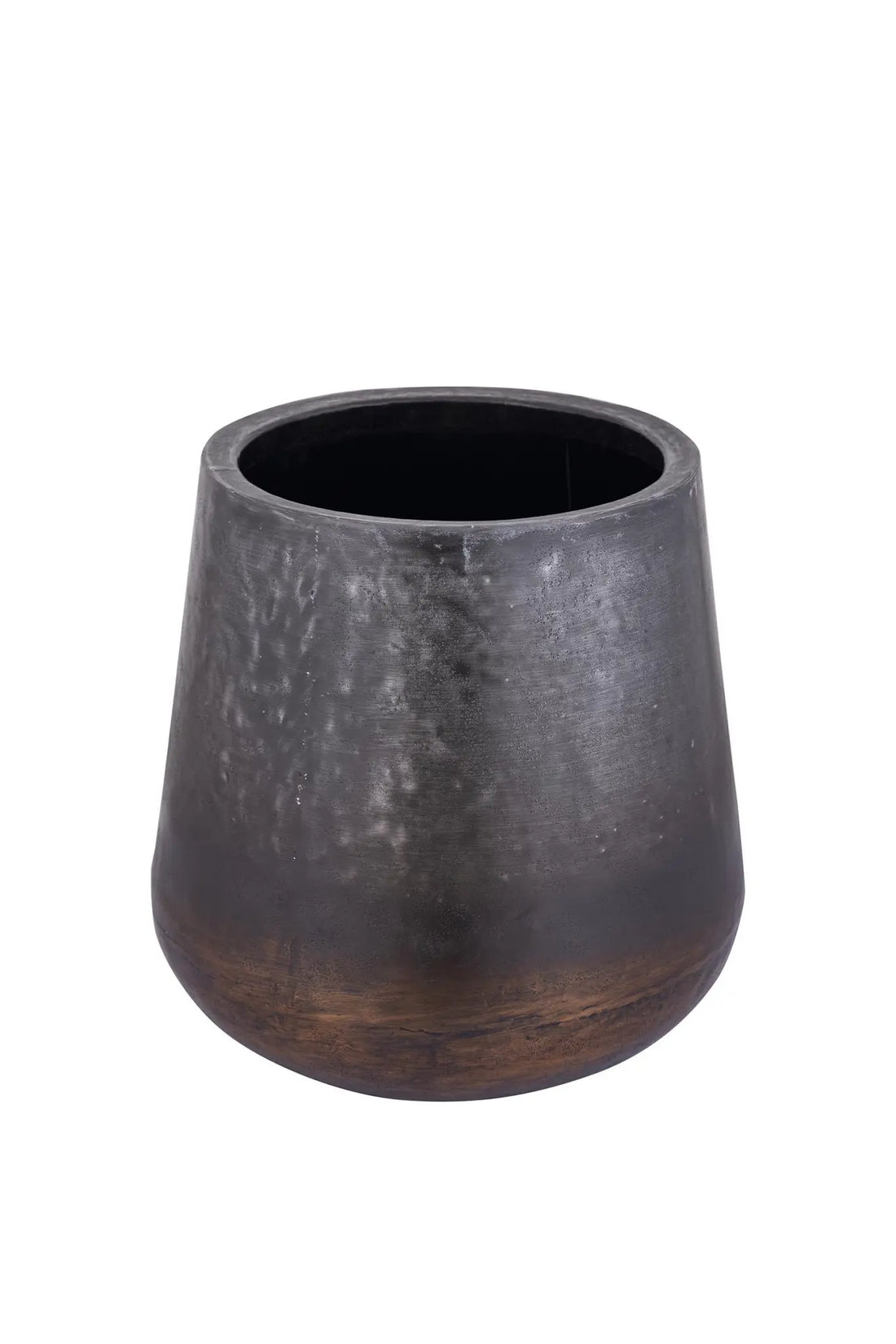 Nouska Black Aluminum Pot With Copper Bottom L PTMD