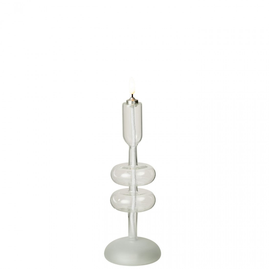 Led Kaars Glas Transparant J-Line