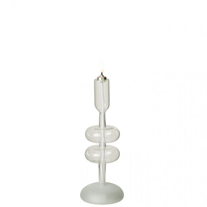 Led Kaars Glas Transparant J-Line