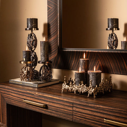 Barrie BrownGold alu square rough plate PTMD