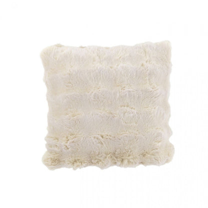 Kussen Wave Polyester Crème 45x45cm J-Line