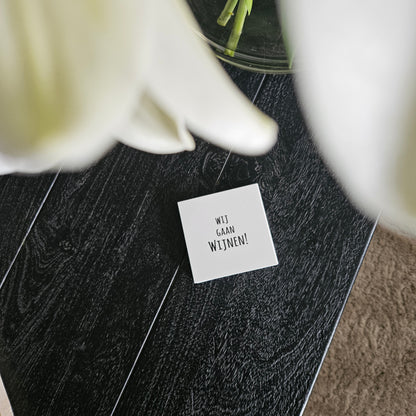 Onderzetters Vierkant Wijn Set van 4