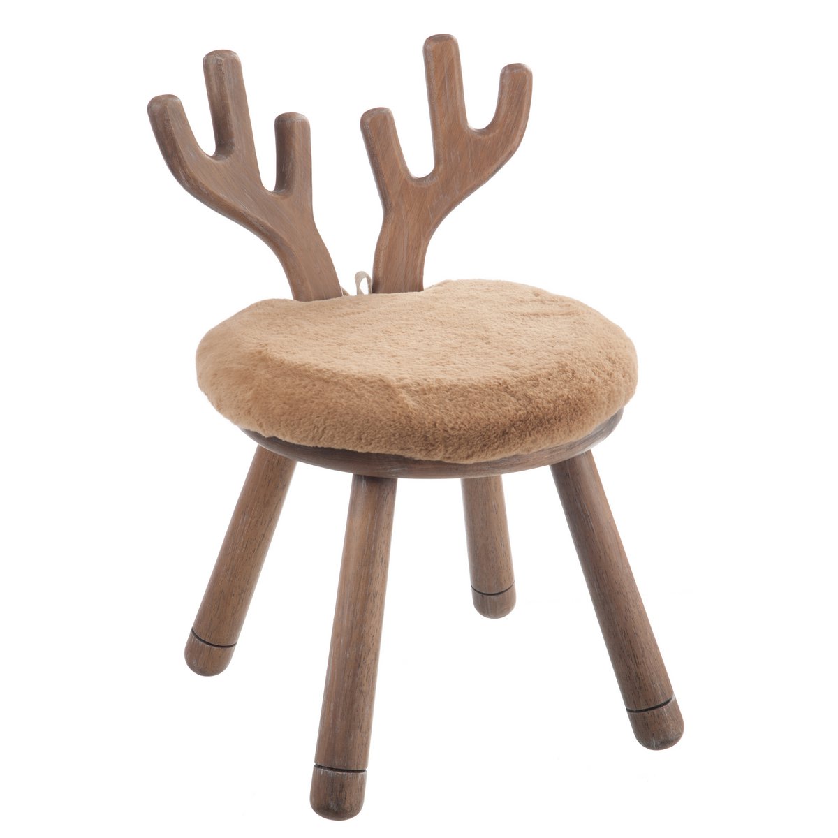 Stoel Oor Hert Hout Naturel J-Line