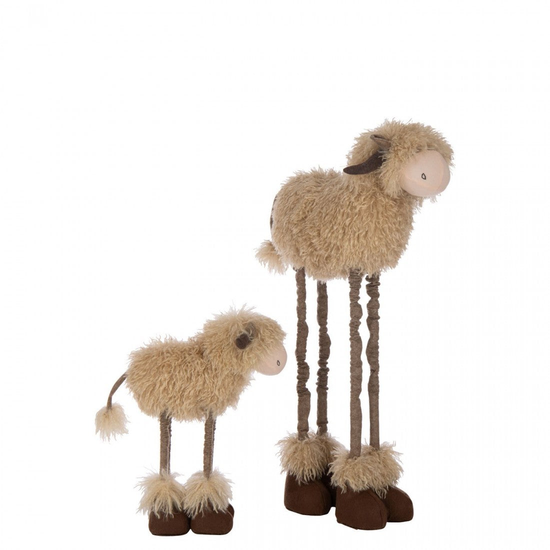 Koe Telescopisch Polyester Donkerbruin/Beige Small J-Line