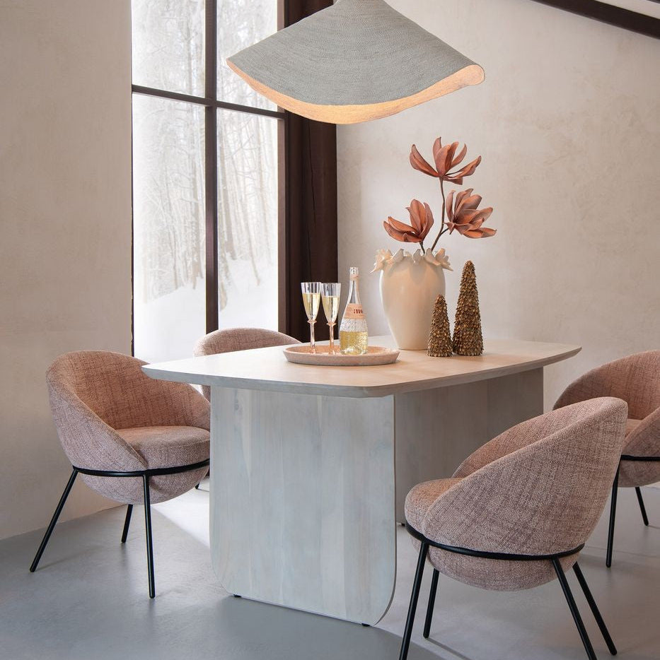 Eettafel Acaciahout Wit J-Line
