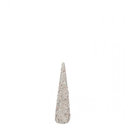 Kegel Pailletten Schuim Champagnekleurig Medium H56cm J-Line