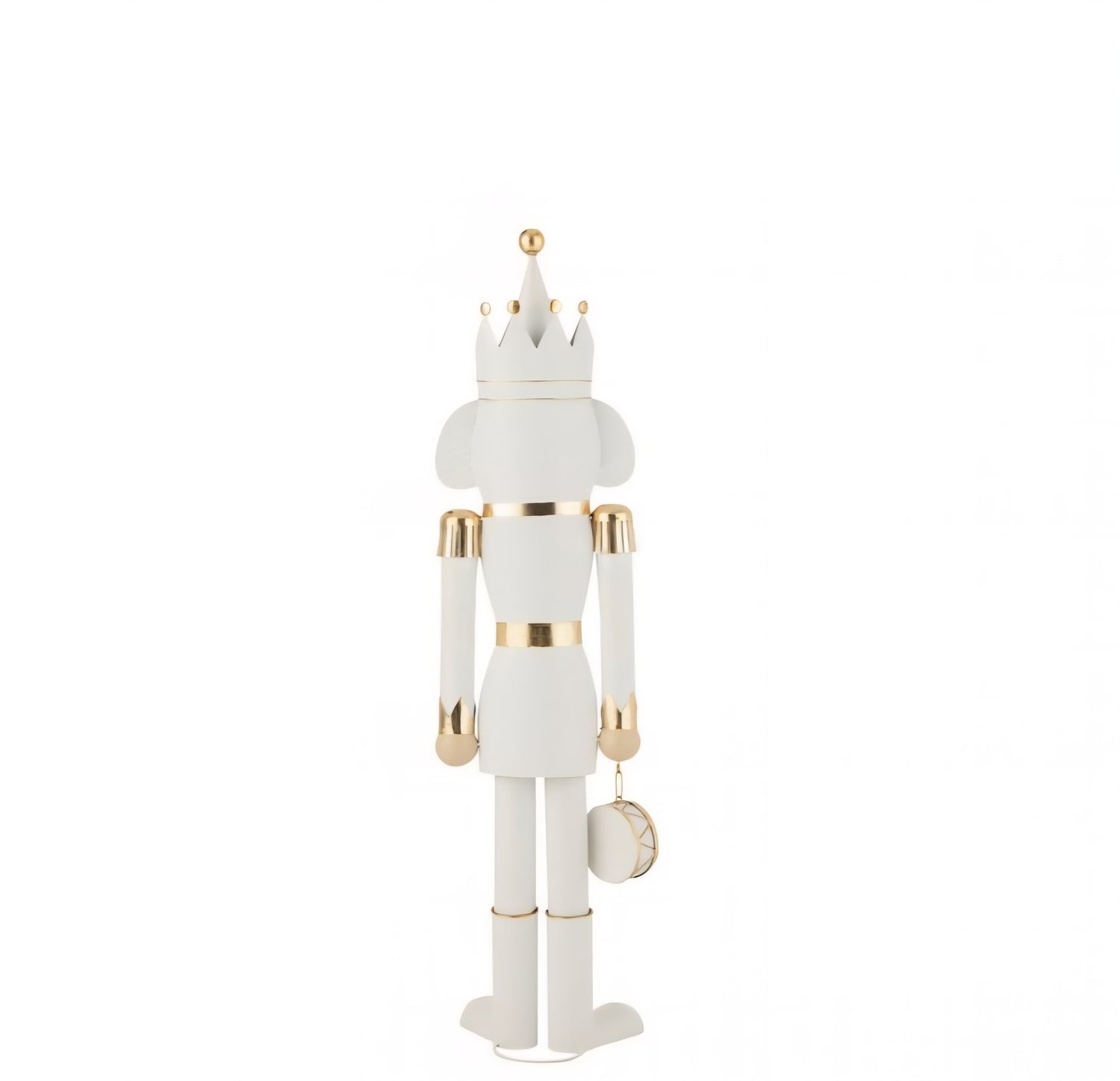 Notenkraker Goud/Wit Medium H106cm J-Line