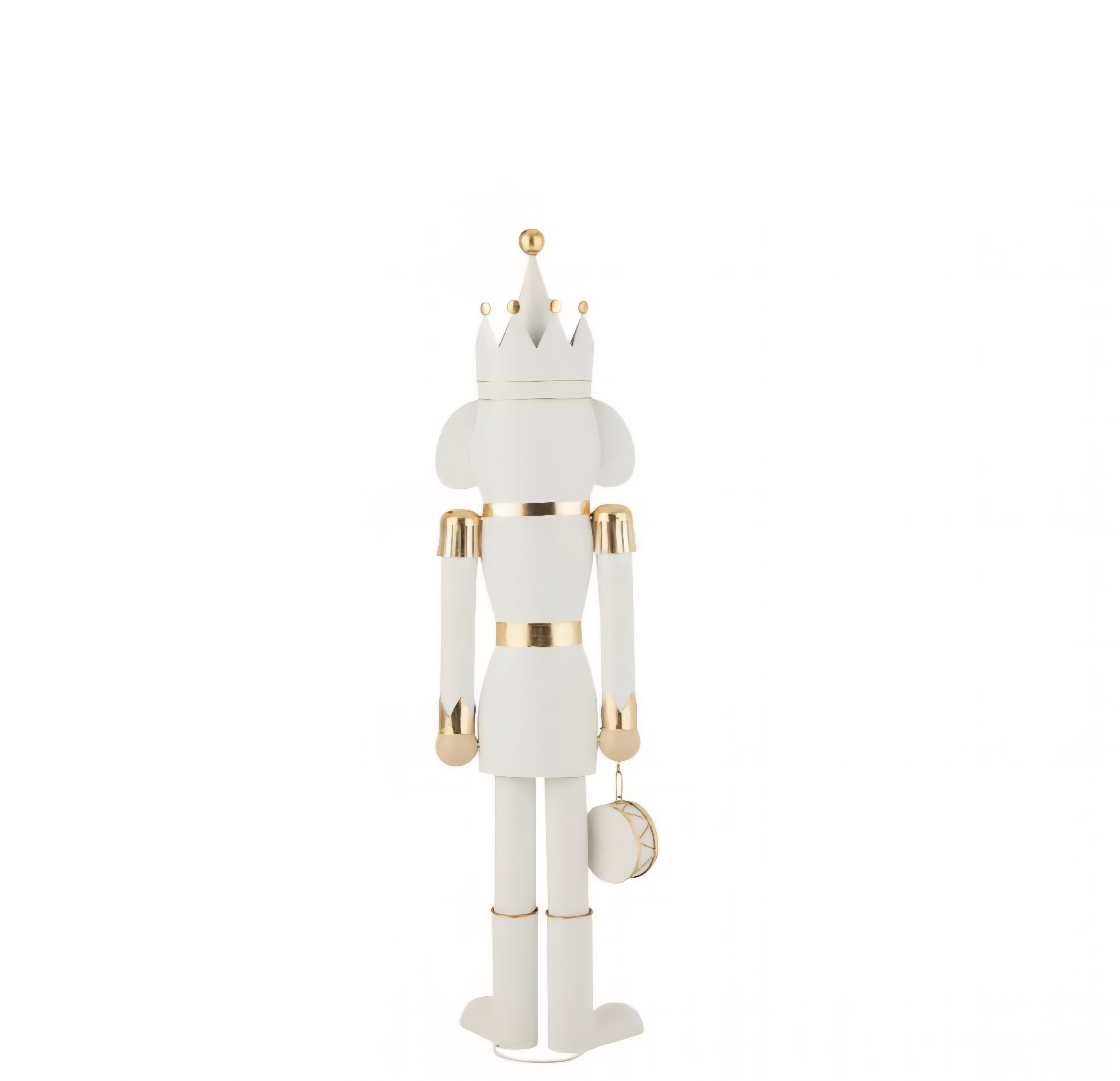 Notenkraker Goud/Wit Medium H106cm J-Line