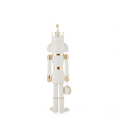 Notenkraker Goud/Wit Medium H106cm J-Line