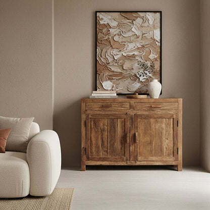 Dressoir Farmwood Met 2 Deuren Raw Materials