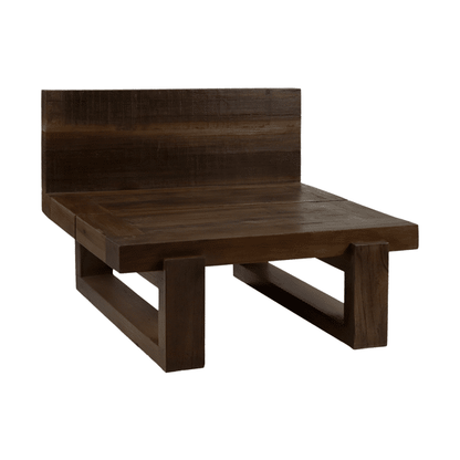 ANDALUCIA - Stoel - teruggewonnen hout - L 80 x W 70 x H 60 cm - Naturel Pomax