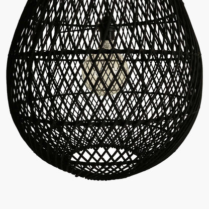 Maze Hanglamp Druppel Zwart Raw Materials