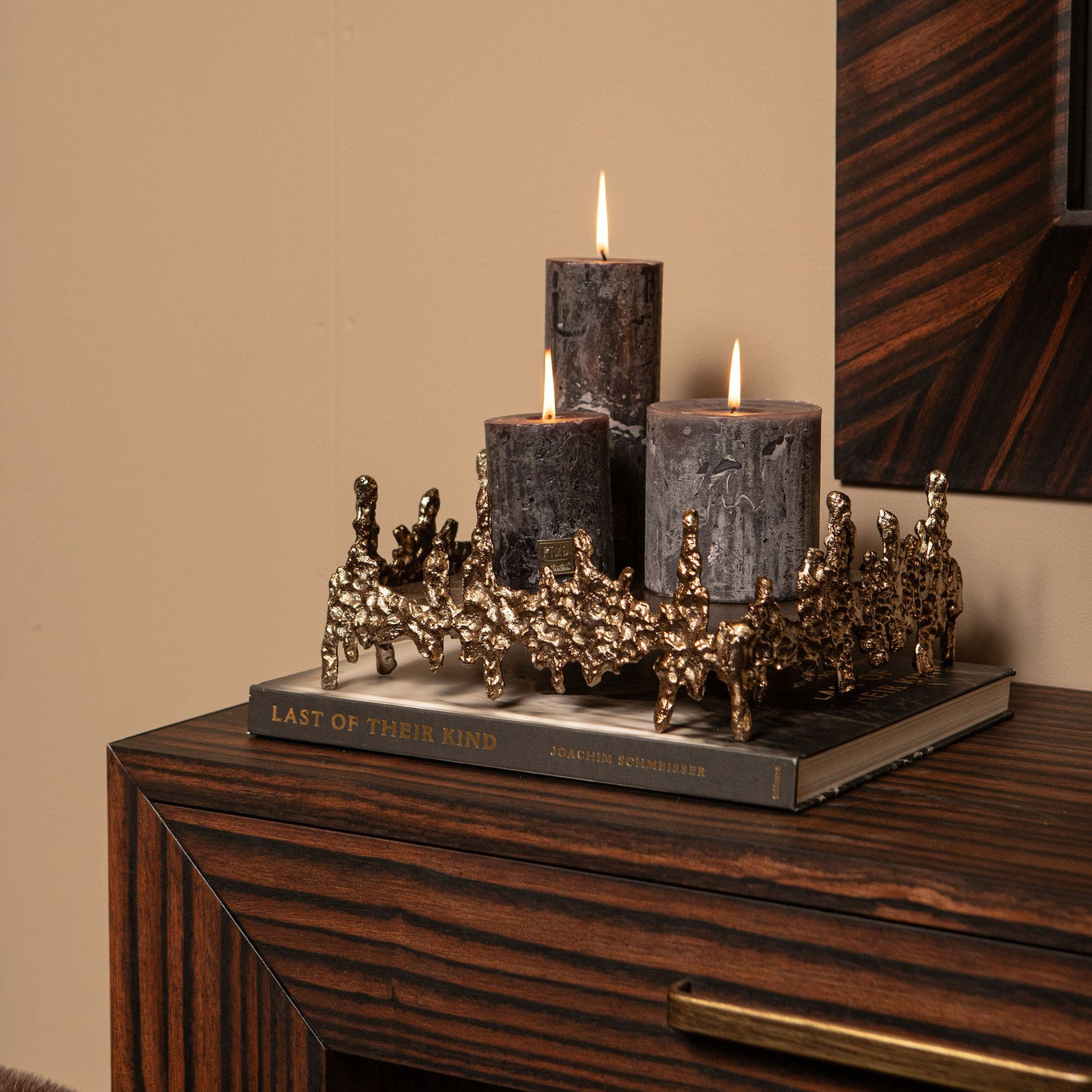 Barrie BrownGold alu square rough plate PTMD