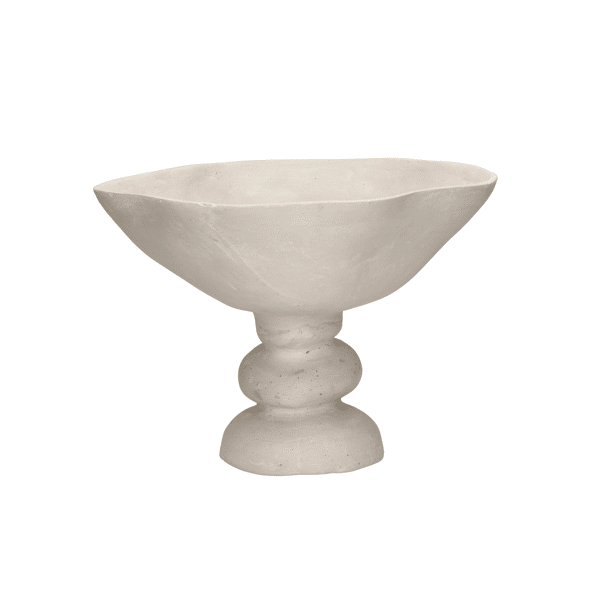 APILAR - Schaal - papier mâché - DIA 30 x H 25 cm - Gebroken Wit Pomax