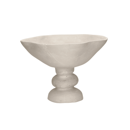 APILAR - Schaal - papier mâché - DIA 30 x H 25 cm - Gebroken Wit Pomax