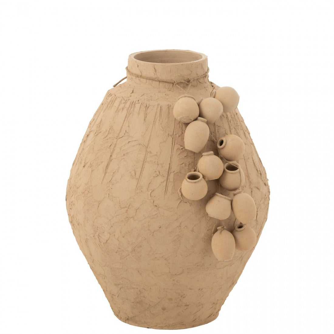 Pot + Hangpotjes Klei Naturel Large J-Line