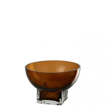 Vaas Carol Glas Bruin Small Ø20xH13cm J-Line