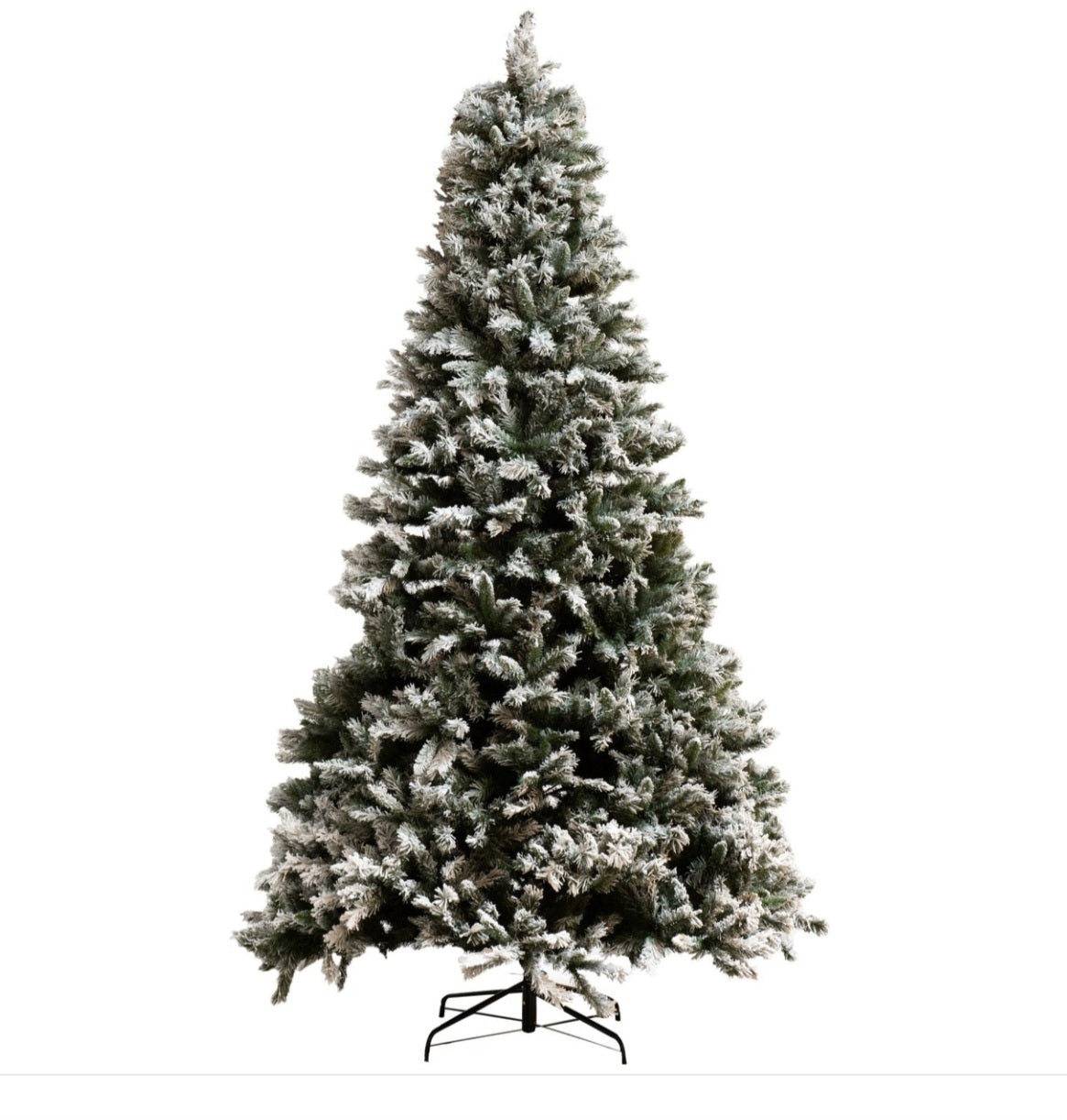Kerstboom Plastiek Besneeuwd Groen Large H325cm J-Line