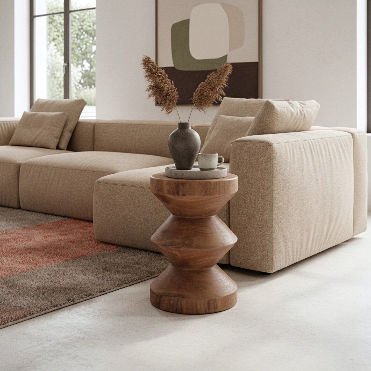 Forma side table Rizo natural Raw Materials