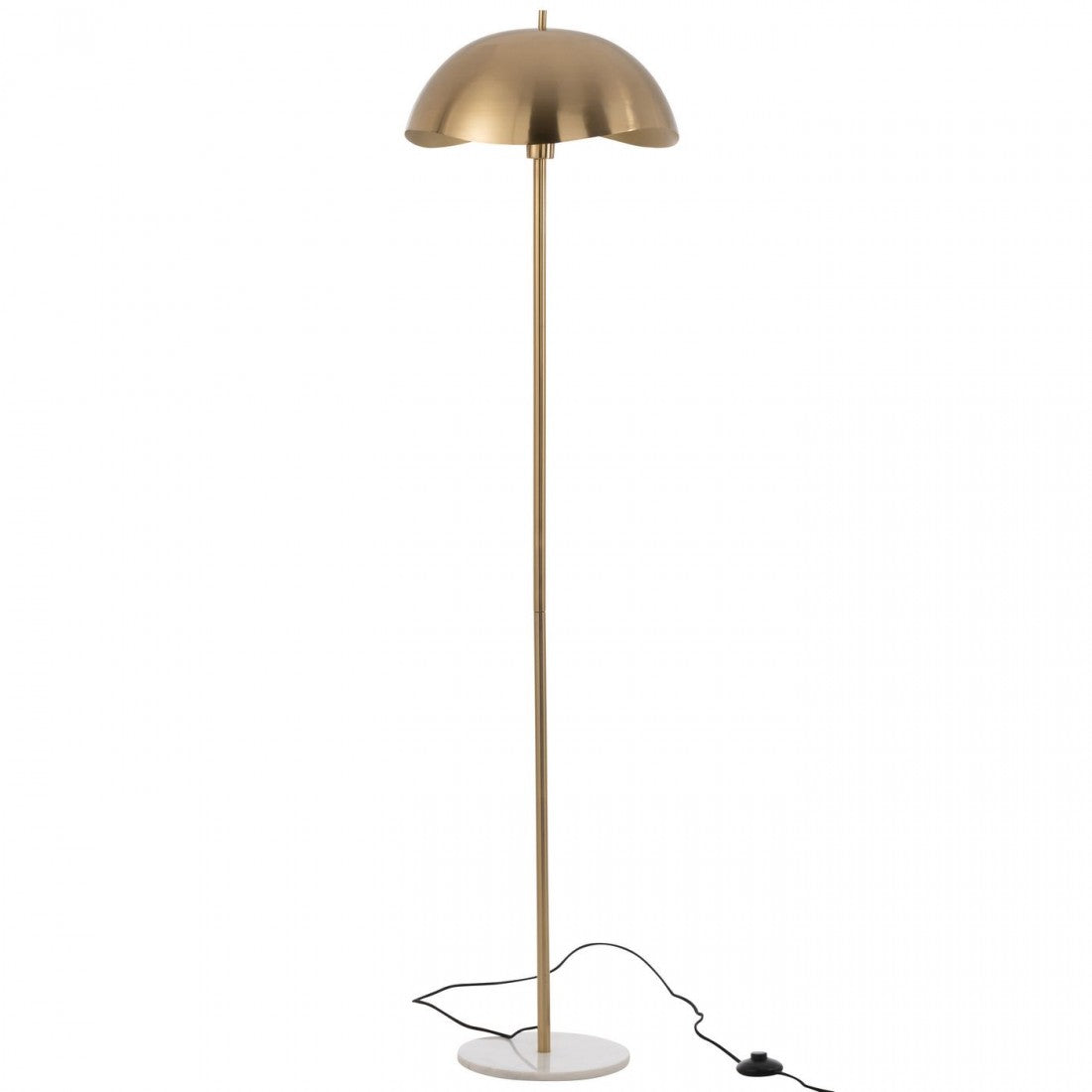 Staanlamp Metaal/Marmer Goud J-Line