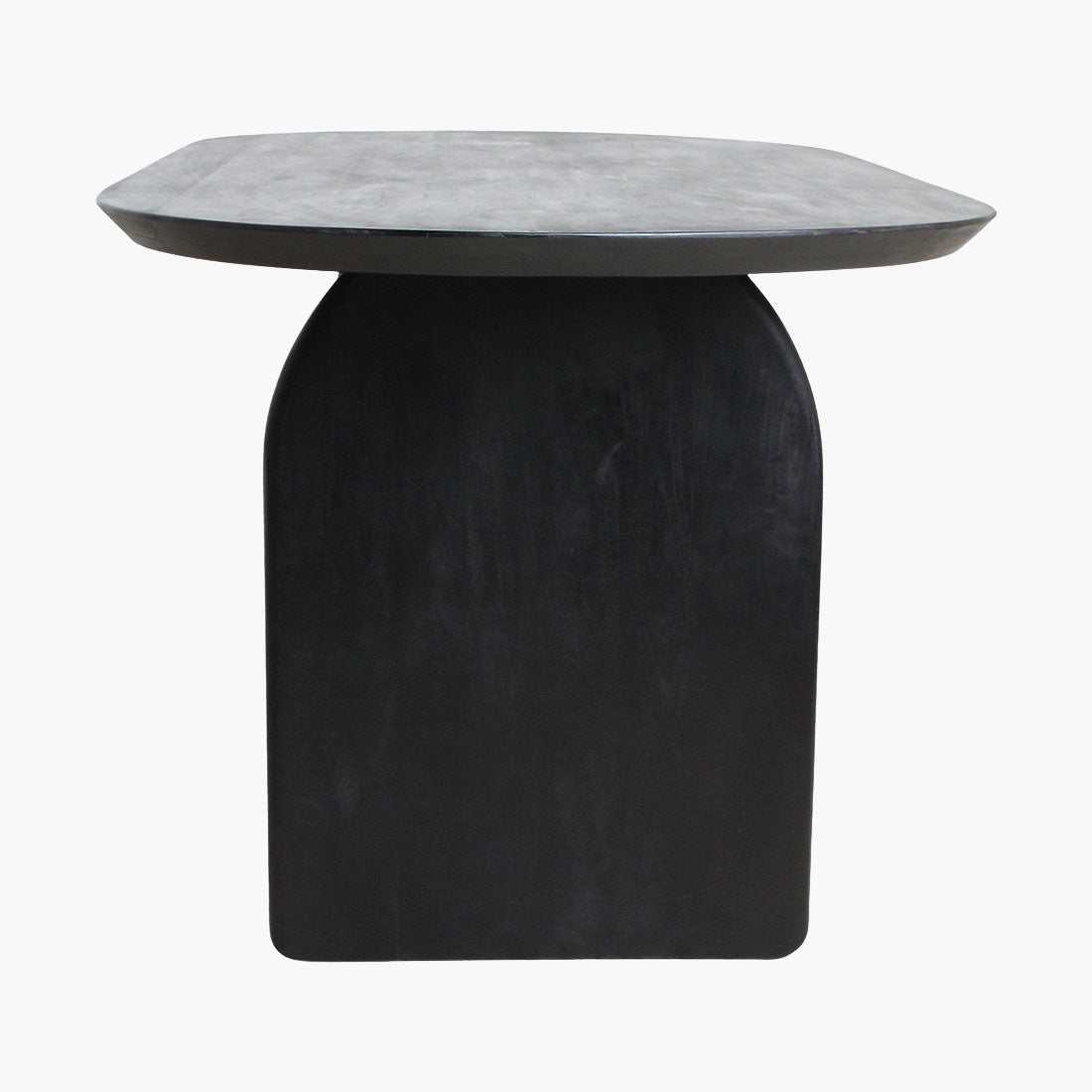Bullnose Eettafel Mix Zwart 200cm Raw Materials
