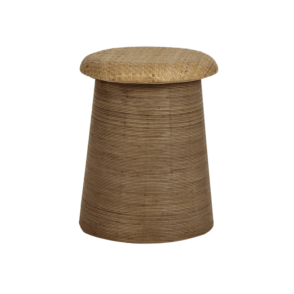 TAMBOU - Kruk - Rotan - DIA 40 x H 50 cm - Naturel Pomax
