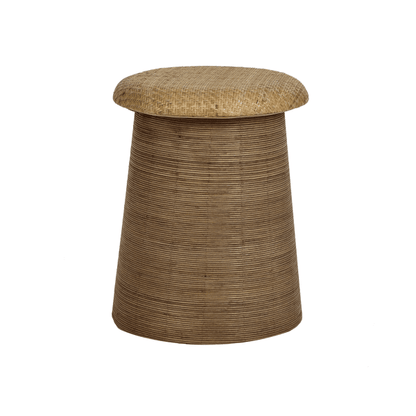 TAMBOU - Kruk - Rotan - DIA 40 x H 50 cm - Naturel Pomax