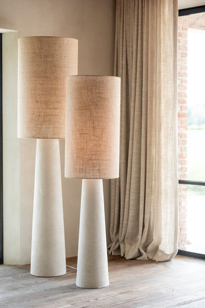 Vloerlamp Ava Glasvezel/Jute Naturel Small H140cm J-Line