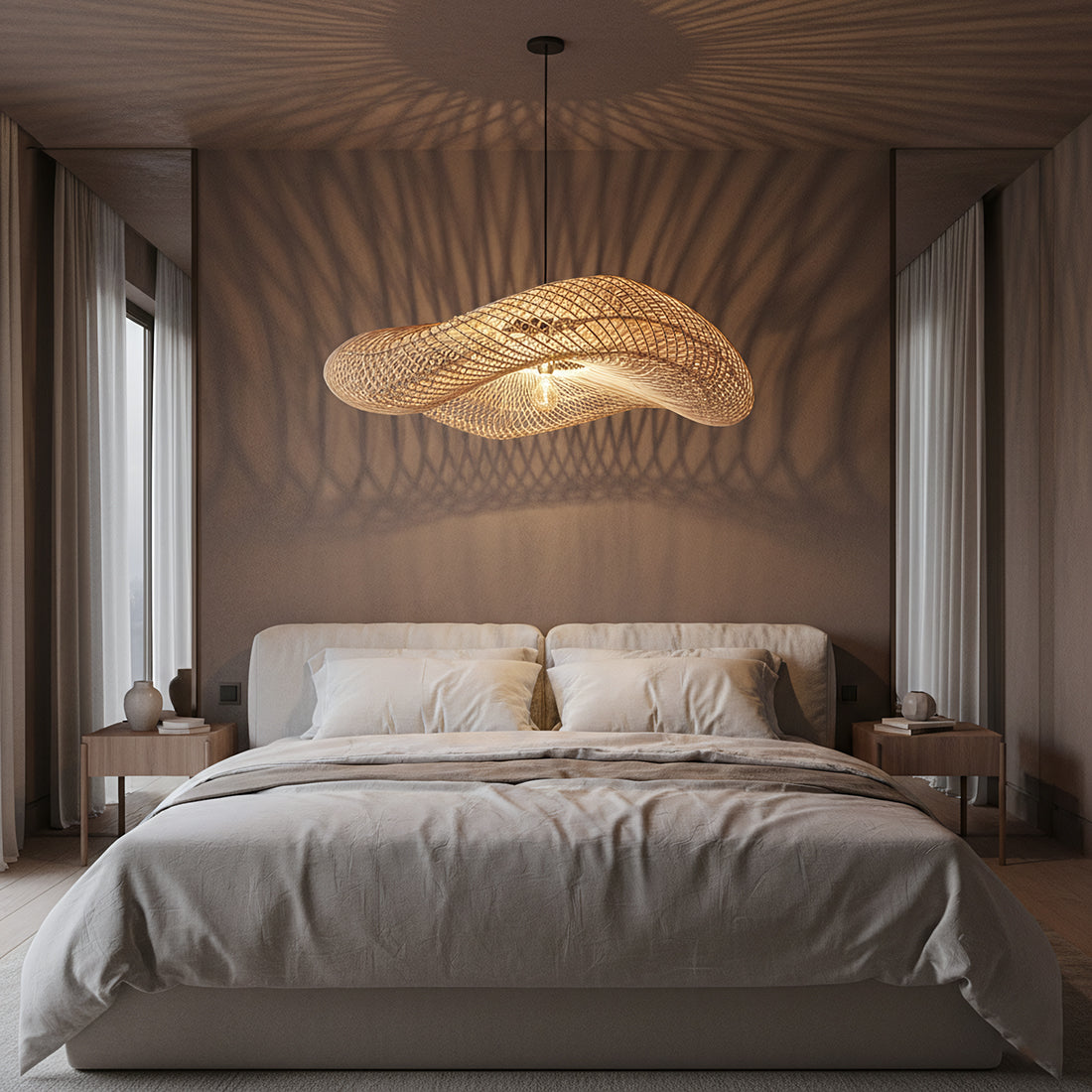 Hanglamp Wave Natural XL Raw Materials