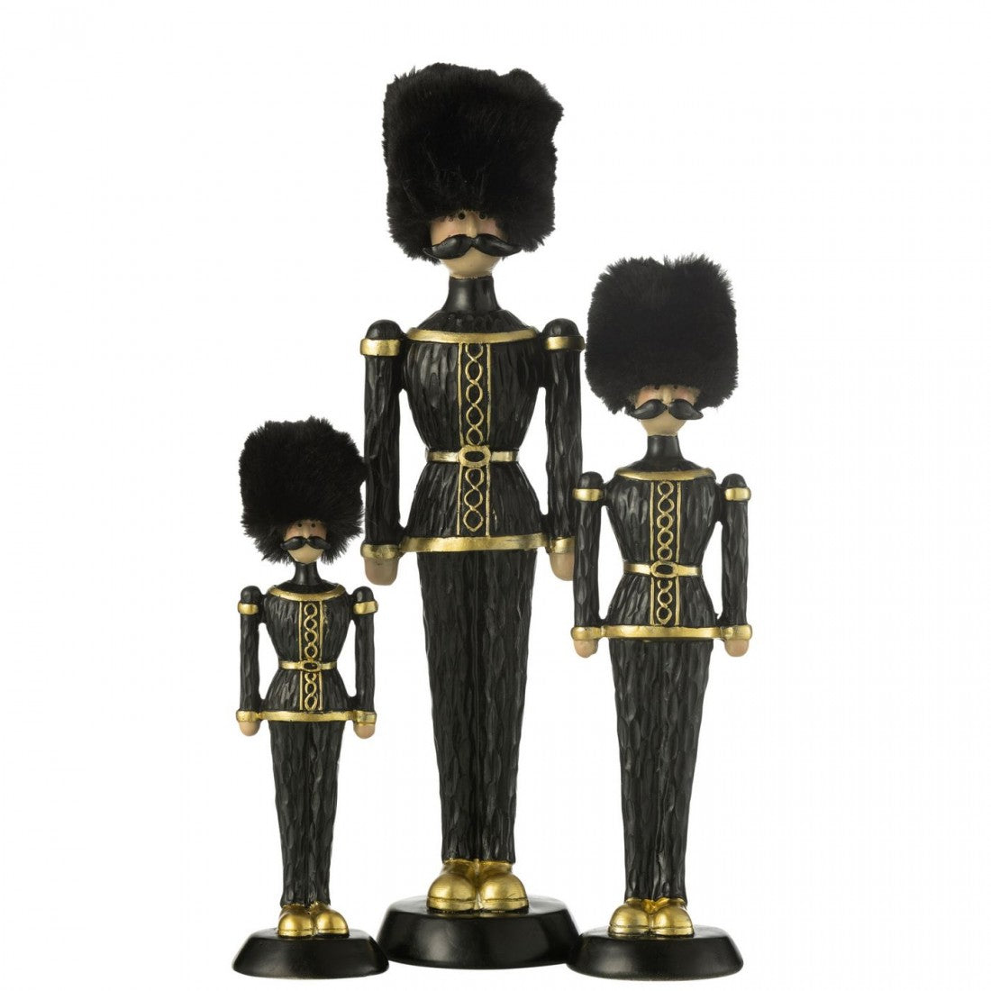 Notenkraker Bont Hoed Resin Zwart Medium J-Line