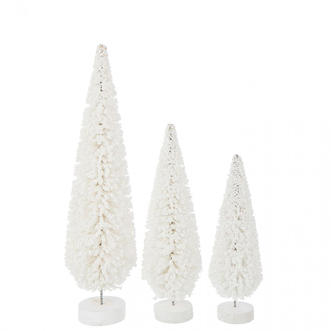 Kerstboom Pet Wit Set van 3 J-Line